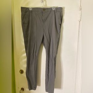 Gray Khaki Pants by Old Navy